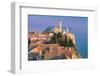 Cityscape at Sunset, Rab Island, Croatia-Peter Adams-Framed Photographic Print