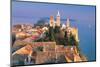 Cityscape at Sunset, Rab Island, Croatia-Peter Adams-Mounted Photographic Print