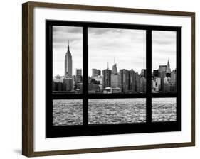 Cityscape Downtown Manhattan with the Empire State Building - New York City, USA-Philippe Hugonnard-Framed Photographic Print