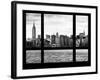 Cityscape Downtown Manhattan with the Empire State Building - New York City, USA-Philippe Hugonnard-Framed Photographic Print