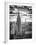 Cityscape, Empire State Building and One World Trade Center, Manhattan, NYC, White Frame-Philippe Hugonnard-Framed Art Print