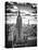 Cityscape, Empire State Building and One World Trade Center, Manhattan, NYC, White Frame-Philippe Hugonnard-Stretched Canvas