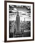 Cityscape, Empire State Building and One World Trade Center, Manhattan, NYC, White Frame-Philippe Hugonnard-Framed Art Print