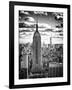 Cityscape, Empire State Building and One World Trade Center, Manhattan, NYC, White Frame-Philippe Hugonnard-Framed Art Print