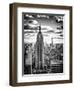 Cityscape, Empire State Building and One World Trade Center, Manhattan, NYC, White Frame-Philippe Hugonnard-Framed Art Print