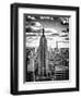 Cityscape, Empire State Building and One World Trade Center, Manhattan, NYC, White Frame-Philippe Hugonnard-Framed Art Print
