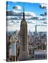 Cityscape, Empire State Building and One World Trade Center, Manhattan, NYC-Philippe Hugonnard-Stretched Canvas