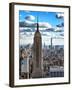 Cityscape, Empire State Building and One World Trade Center, Manhattan, NYC-Philippe Hugonnard-Framed Photographic Print