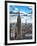 Cityscape, Empire State Building and One World Trade Center, Manhattan, NYC-Philippe Hugonnard-Framed Photographic Print