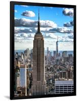 Cityscape, Empire State Building and One World Trade Center, Manhattan, NYC-Philippe Hugonnard-Framed Photographic Print