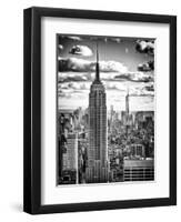 Cityscape, Empire State Building and One World Trade Center, Manhattan, NYC-Philippe Hugonnard-Framed Photographic Print