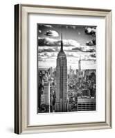 Cityscape, Empire State Building and One World Trade Center, Manhattan, NYC-Philippe Hugonnard-Framed Photographic Print