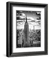 Cityscape, Empire State Building and One World Trade Center, Manhattan, NYC-Philippe Hugonnard-Framed Photographic Print