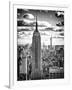 Cityscape, Empire State Building and One World Trade Center, Manhattan, NYC-Philippe Hugonnard-Framed Photographic Print