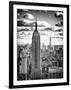 Cityscape, Empire State Building and One World Trade Center, Manhattan, NYC-Philippe Hugonnard-Framed Photographic Print