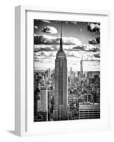 Cityscape, Empire State Building and One World Trade Center, Manhattan, NYC-Philippe Hugonnard-Framed Photographic Print