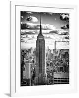 Cityscape, Empire State Building and One World Trade Center, Manhattan, NYC-Philippe Hugonnard-Framed Photographic Print