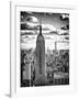 Cityscape, Empire State Building and One World Trade Center, Manhattan, NYC-Philippe Hugonnard-Framed Photographic Print