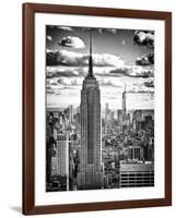 Cityscape, Empire State Building and One World Trade Center, Manhattan, NYC-Philippe Hugonnard-Framed Photographic Print