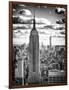 Cityscape, Empire State Building and One World Trade Center, Manhattan, NYC-Philippe Hugonnard-Framed Photographic Print