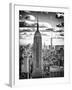 Cityscape, Empire State Building and One World Trade Center, Manhattan, NYC-Philippe Hugonnard-Framed Premium Photographic Print