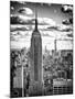 Cityscape, Empire State Building and One World Trade Center, Manhattan, NYC-Philippe Hugonnard-Mounted Premium Photographic Print