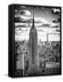 Cityscape, Empire State Building and One World Trade Center, Manhattan, NYC-Philippe Hugonnard-Framed Stretched Canvas