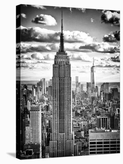 Cityscape, Empire State Building and One World Trade Center, Manhattan, NYC-Philippe Hugonnard-Stretched Canvas