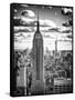 Cityscape, Empire State Building and One World Trade Center, Manhattan, NYC-Philippe Hugonnard-Framed Stretched Canvas