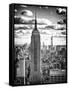 Cityscape, Empire State Building and One World Trade Center, Manhattan, NYC-Philippe Hugonnard-Framed Stretched Canvas