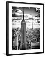 Cityscape, Empire State Building and One World Trade Center, Manhattan, NYC-Philippe Hugonnard-Framed Photographic Print