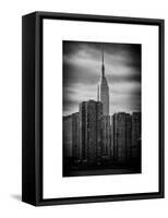 Cityscape Empire State Building-Philippe Hugonnard-Framed Stretched Canvas