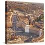 Cityscape from Dome, St Peter's Square, Rome, Lazio, Italy, Europe-Francesco Iacobelli-Stretched Canvas
