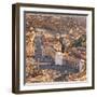 Cityscape from Dome, St Peter's Square, Rome, Lazio, Italy, Europe-Francesco Iacobelli-Framed Photographic Print