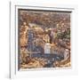 Cityscape from Dome, St Peter's Square, Rome, Lazio, Italy, Europe-Francesco Iacobelli-Framed Photographic Print