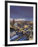 Cityscape from St. Paul's, London, England, United Kingdom, Europe-Charles Bowman-Framed Photographic Print