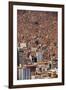 Cityscape from the Kili Kili viewpoint, La Paz, Bolivia-Anthony Asael-Framed Premium Photographic Print