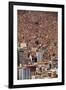 Cityscape from the Kili Kili viewpoint, La Paz, Bolivia-Anthony Asael-Framed Premium Photographic Print