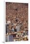 Cityscape from the Kili Kili viewpoint, La Paz, Bolivia-Anthony Asael-Framed Premium Photographic Print