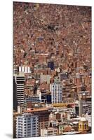 Cityscape from the Kili Kili viewpoint, La Paz, Bolivia-Anthony Asael-Mounted Premium Photographic Print