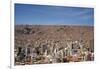 Cityscape from the Kili Kili viewpoint, La Paz, Bolivia-Anthony Asael-Framed Photographic Print