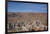 Cityscape from the Kili Kili viewpoint, La Paz, Bolivia-Anthony Asael-Framed Photographic Print