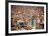 Cityscape from the Kili Kili viewpoint, La Paz, Bolivia-Anthony Asael-Framed Photographic Print