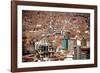 Cityscape from the Kili Kili viewpoint, La Paz, Bolivia-Anthony Asael-Framed Photographic Print