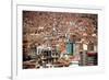 Cityscape from the Kili Kili viewpoint, La Paz, Bolivia-Anthony Asael-Framed Photographic Print