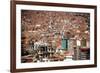 Cityscape from the Kili Kili viewpoint, La Paz, Bolivia-Anthony Asael-Framed Photographic Print