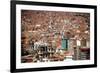 Cityscape from the Kili Kili viewpoint, La Paz, Bolivia-Anthony Asael-Framed Photographic Print