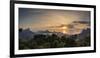 Cityscape from Vista Chinesa at sunrise, Rio de Janeiro, Brazil, South America-Karol Kozlowski-Framed Photographic Print