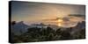 Cityscape from Vista Chinesa at sunrise, Rio de Janeiro, Brazil, South America-Karol Kozlowski-Stretched Canvas