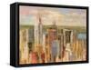 Cityscape II-Michael Longo-Framed Stretched Canvas